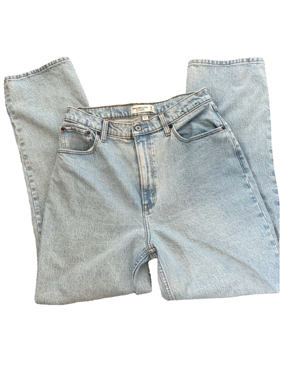 Abercrombie & Fitch Light Wash High-Rise Women’s Jeans Curve Love